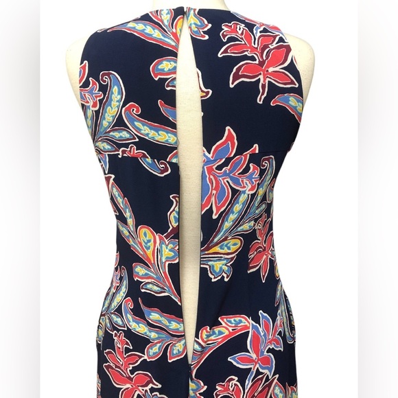 Laundry by Shelli Segal Women’s Floral Gaucho Jumpsuit Cropped Wide Leg - Picture 8 of 11